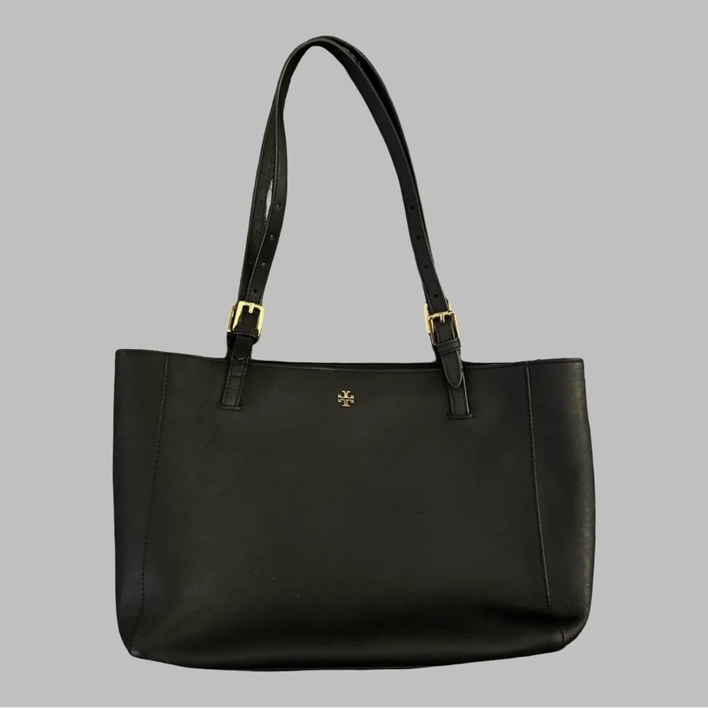 TORY BURCH York Buckle Steffiano Leather Tote